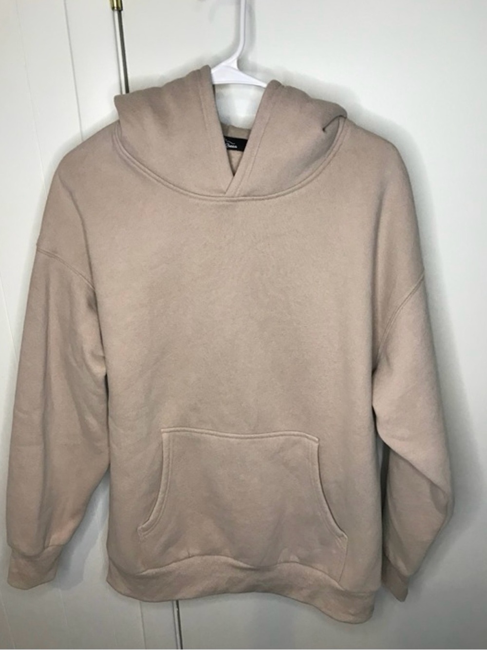Women's Beige Pullover Hoodie - Casual Cozy Sweatshirt